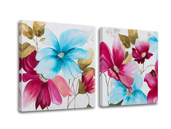 Obraz na plátně KVĚTINY 2 díly XOBDO152D2