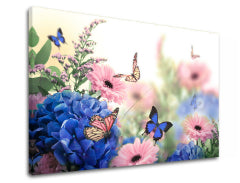 Nástěnná malba RŮŽOVÉ KVĚTY_153-11