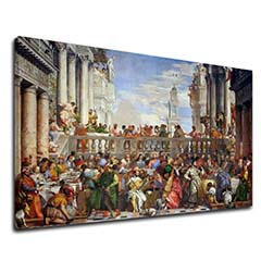 Malba na plátně Paolo Veronese - Svatba v Káni Galilejské