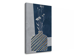 Obraz na plátně KVĚTINY VE VÁZE 001
