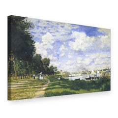 Obraz na plátně Argenteuil – Claude Monet, 3D pohled