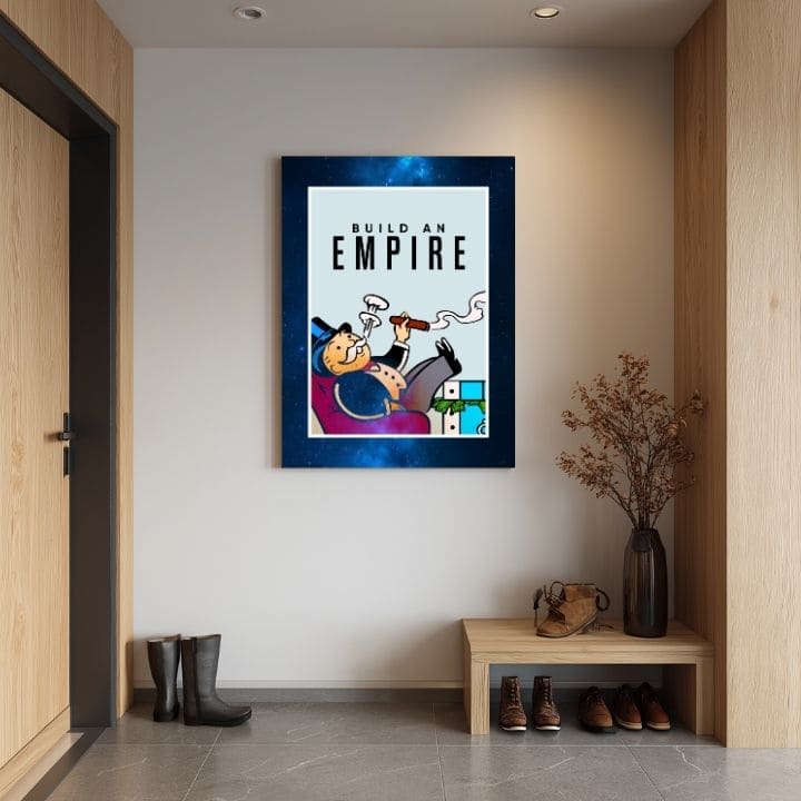 Obraz na plátně Build an Empire - Podnikatelský Citát - obrázek 2