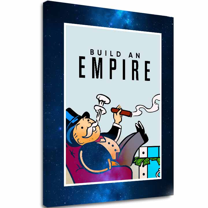Obraz na plátně Build an Empire - Podnikatelský Citát - hlavní obrázek