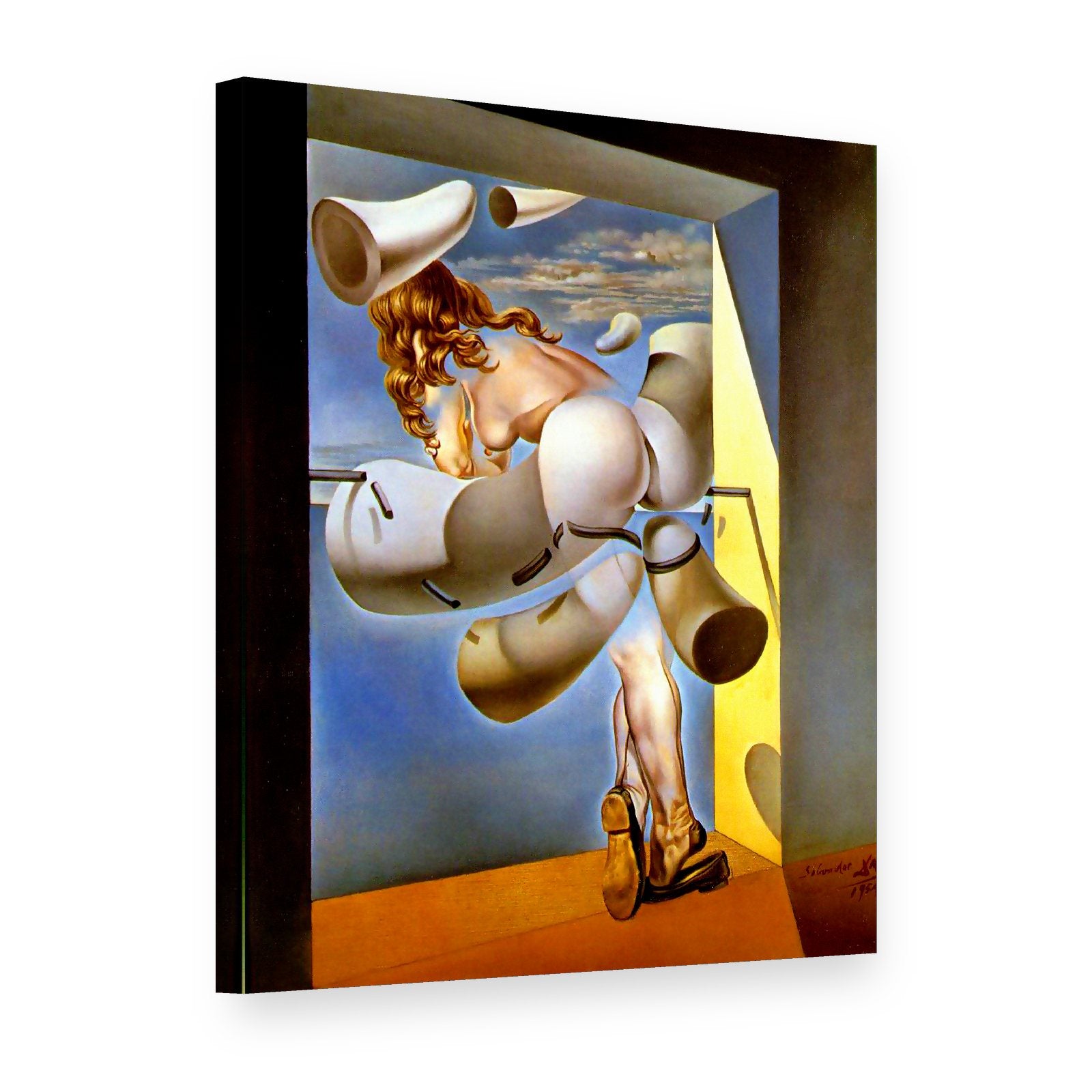 Obraz na plátně Cudnost – Salvador Dalí, 3D pohled