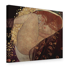 Obraz na plátně Danae – Gustav Klimt, 3D pohled