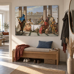 Obraz na plátně Kleopatřina hostina – Giambattista Tiepolo v předsíni