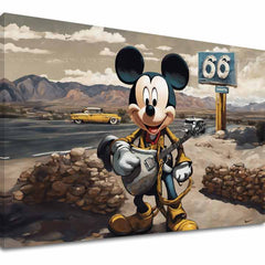 Obraz na plátně - Kytarista Mickey Mouse - obrázek 2