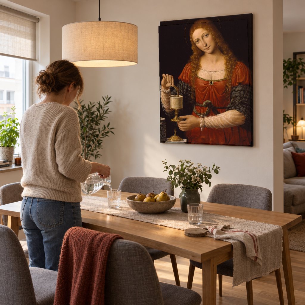 Obraz na plátně Máří Magdaléna – Giampietrino v jídelně