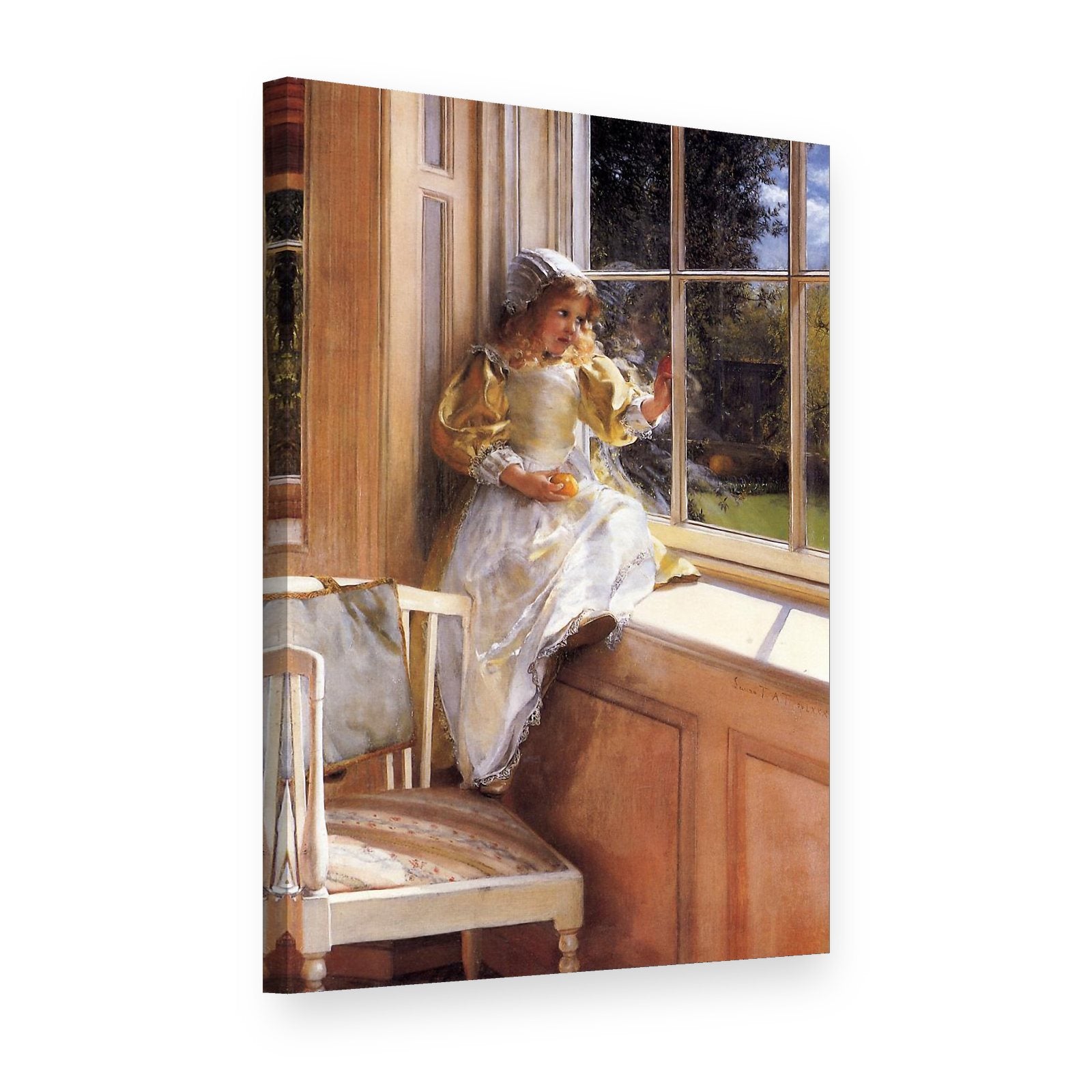Obraz na plátně Sluneční svit – Lawrence Alma-Tadema, 3D pohled