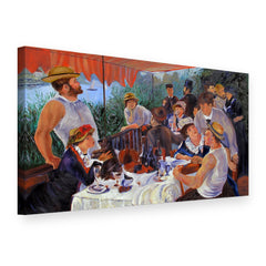 Obraz na plátně Snídaně veslařů – Pierre-Auguste Renoir, 3D pohled