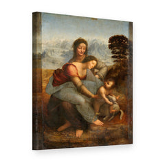 Obraz na plátně Svatá rodina se svatou Annou – Leonardo da Vinci, 3D pohled