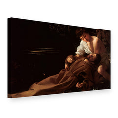 Obraz na plátně Svatý František z Assisi v extázi – Caravaggio, 3D pohled
