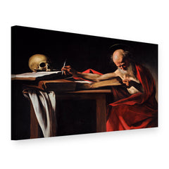 Obraz na plátně Svatý Jeroným – Caravaggio, 3D pohled