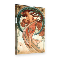 Obraz na plátně Tanec – Alfons Mucha, 3D pohled