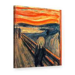 Obraz na plátně Výkřik – Edvard Munch, 3D pohled