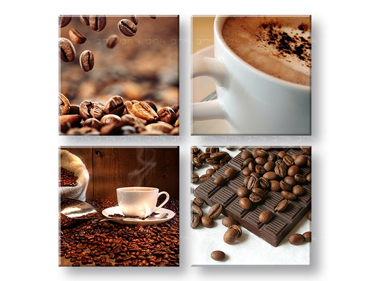 Nástěnná malba KOLÁŽ 4 díly XOBKOL04E42