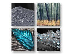 Nástěnná malba KOLÁŽ 4 díly XOBKOL10E42