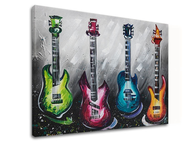 Obrázek na plátně GITARY 1 part XOBAM04040E1