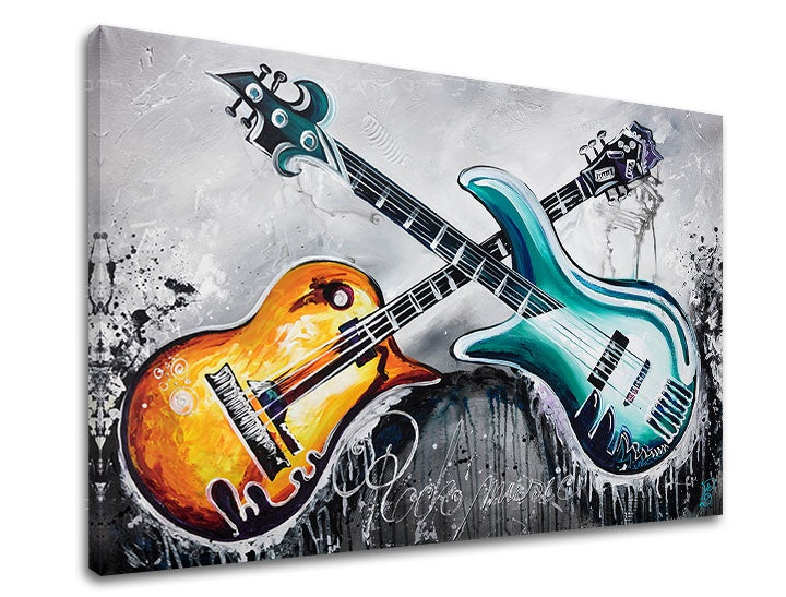 Obrázek na plátně GITARY 1 part XOBAM041E1