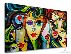 Autorská reprodukce na plátně ŽENY XOBAM010E1