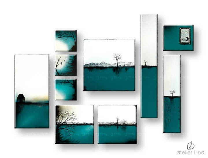 Autorská reprodukce na plátně LAND XOBAM016E10