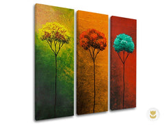 Autorská reprodukce na plátně STROMY XOBAM021E3