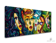 Autorská reprodukce na plátně ŽENY XOBAM025E1