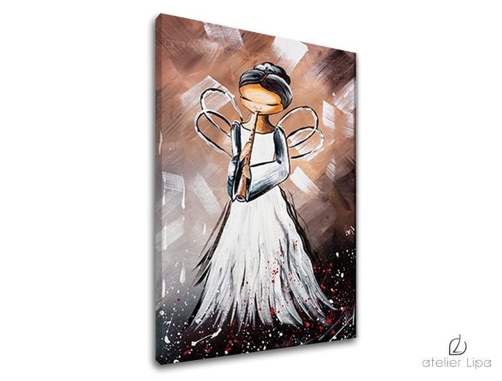 Autorská reprodukce na plátně ANJEL XOBAM028E1