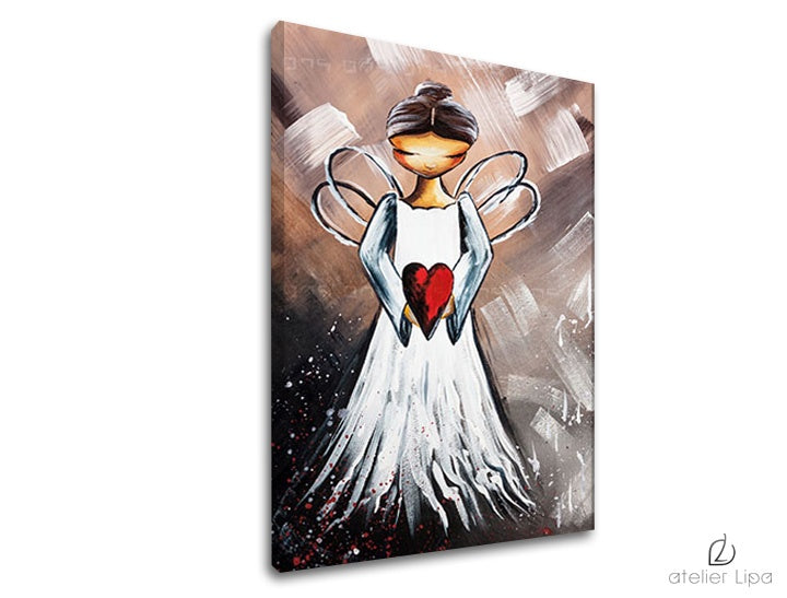 Autorská reprodukce na plátně ANJEL XOBAM029E1