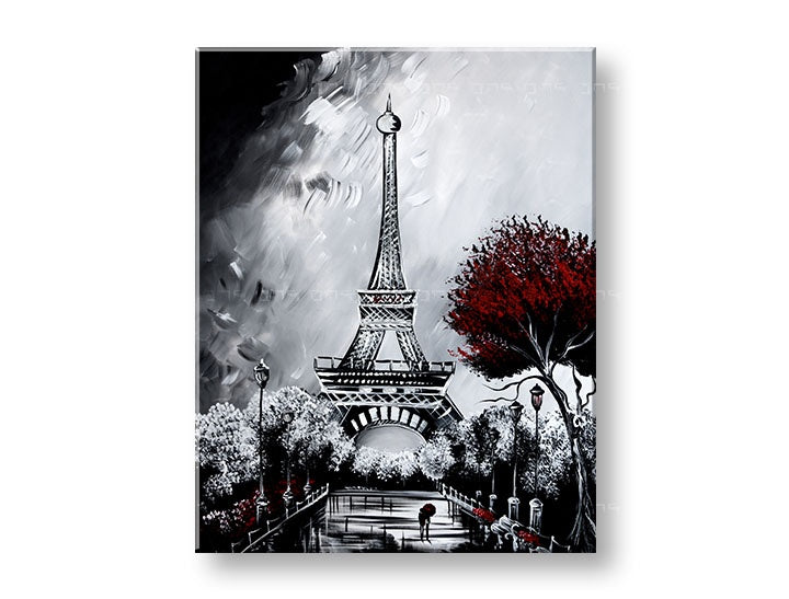 Autorská reprodukce na plátně EIFFELOVA VĚŽ XOBAM032E1