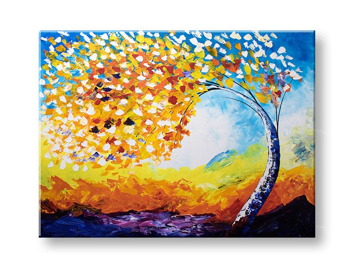 Autorská reprodukce na plátně STROMY