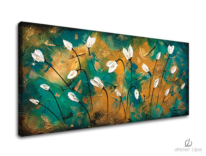 Autorská reprodukce na plátně KVĚTINY