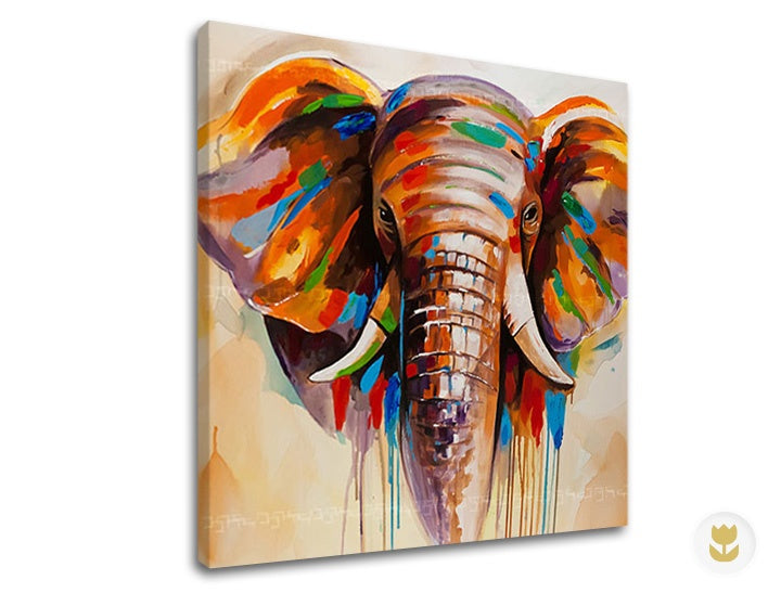 Autorská reprodukce na plátně SLON XOBDA035E1