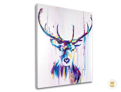 Autorská reprodukce na plátně JELEN XOBDA047E1