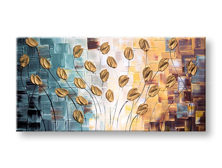 Autorská reprodukce na plátně KVĚTINY XOBFB002E1