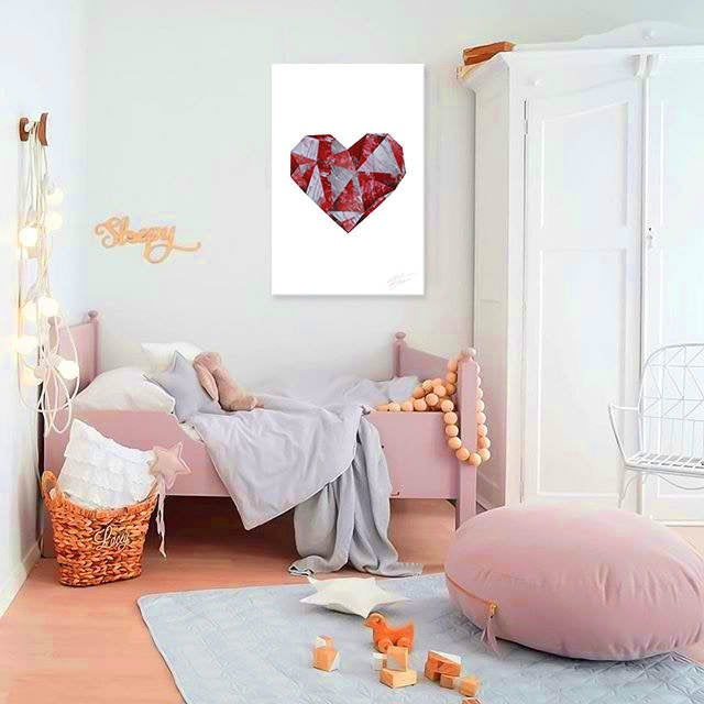 Nástěnné umění Láska ve výstavbě/ Dan Johannson XOBDJ062E1