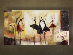Ručně malovaný nástěnný obraz TANEČNÍCI FB470E1