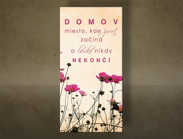 Industriální obraz na plátně s motivem dětský motiv v bílo-zlatých odstínech, nostalgická atmosféra, domov a rodina, vhodný do kuchyně | Obraz na stěnu s textom – hlavní