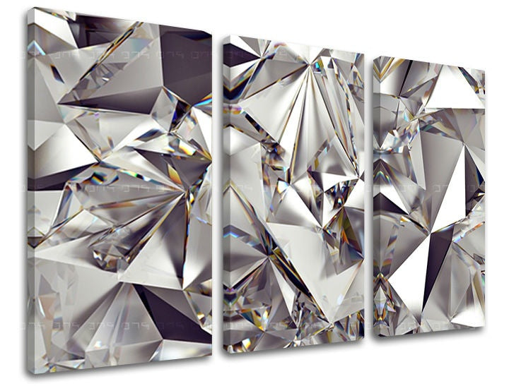 3dílná nástěnná malba ABSTRAKT AB022E30