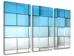 3dílná nástěnná malba ABSTRAKT AB033E30