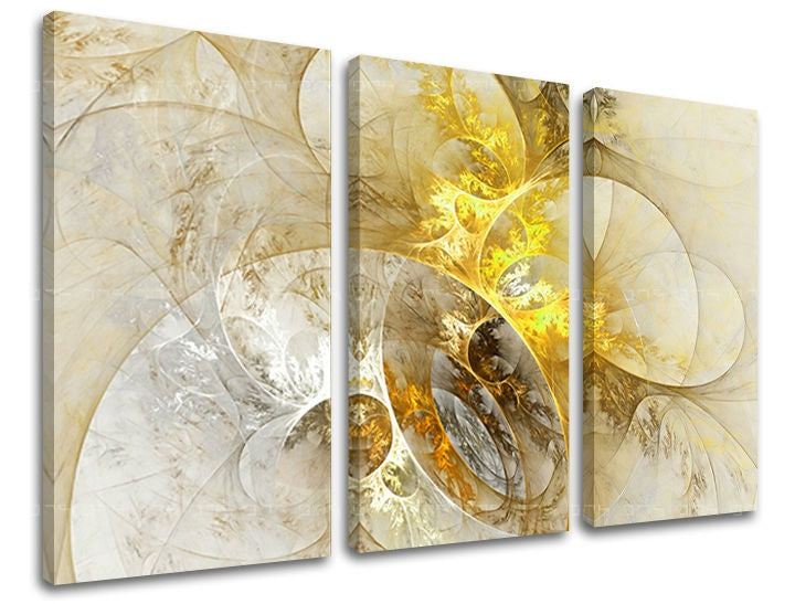 3dílná nástěnná malba ABSTRAKT AB039E30