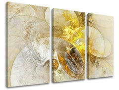 3dílná nástěnná malba ABSTRAKT AB039E30