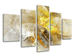 5dílný nástěnný obraz ABSTRAKT AB039E50