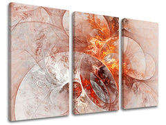 3dílná nástěnná malba ABSTRAKT AB053E30