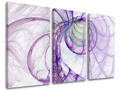 3dílná nástěnná malba ABSTRAKT AB054E30