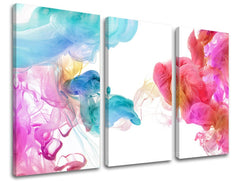 3dílná nástěnná malba ABSTRAKT AB075E30