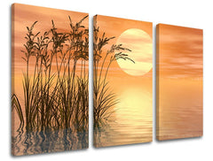 3dílná nástěnná malba ABSTRAKT AB094E30