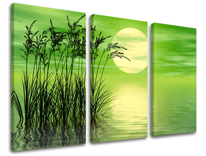 3dílná nástěnná malba ABSTRAKT AB119E30