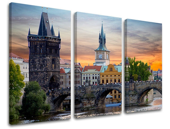 3dílná nástěnná malba CZ004E30