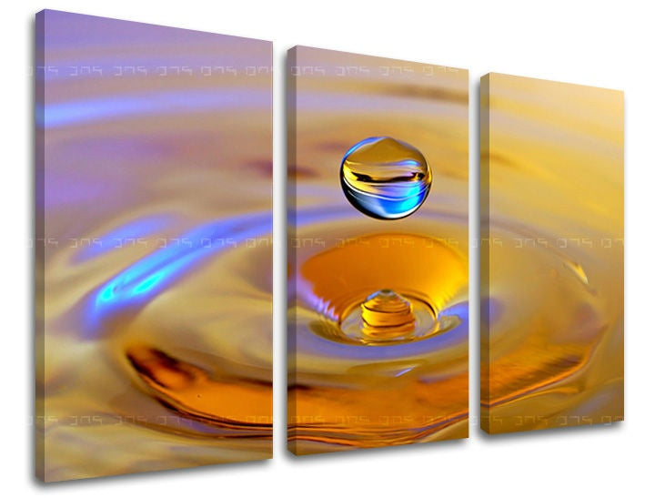 3dílná nástěnná malba FENG SHUI FS016E30